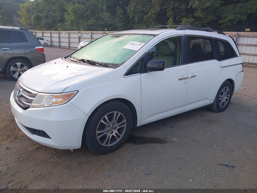Vin: 5fnrl5h64db086957, lot: 46310583, honda odyssey ex-l 20132
