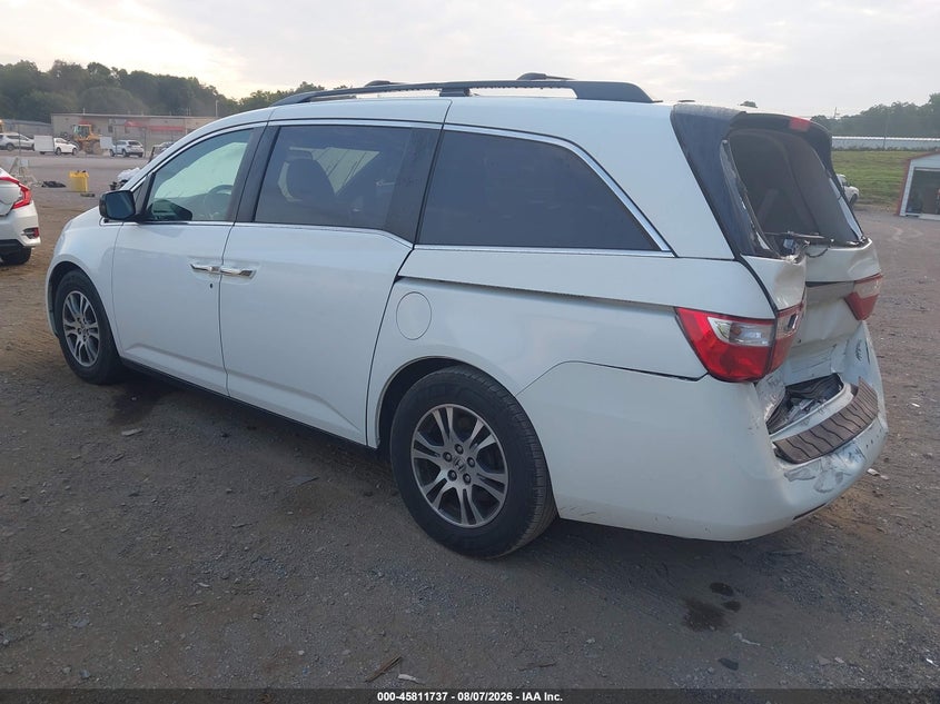 Vin: 5fnrl5h64db086957, lot: 46310583, honda odyssey ex-l 20133