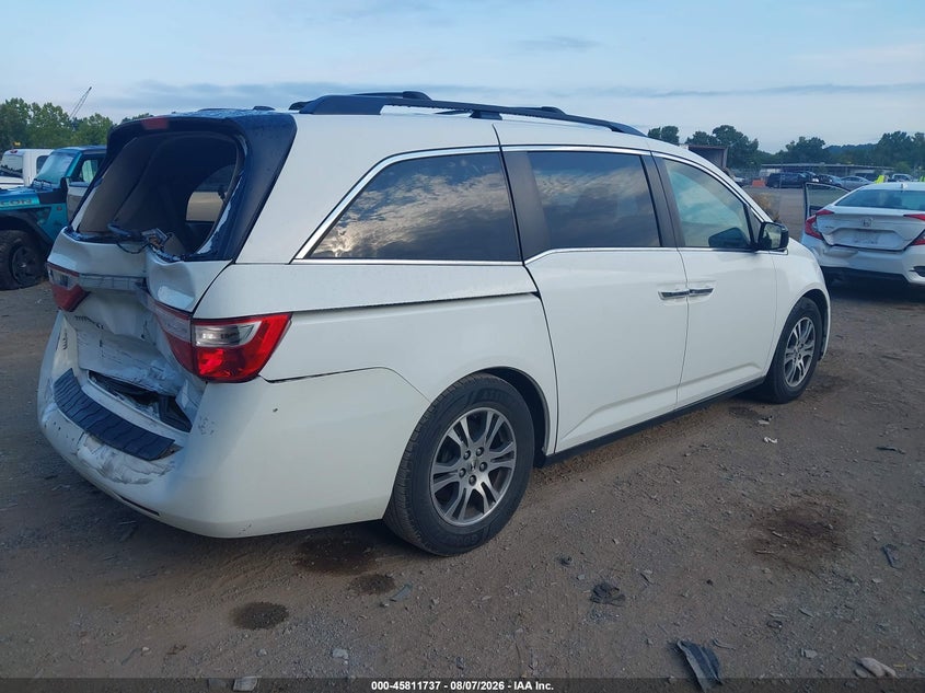 Vin: 5fnrl5h64db086957, lot: 46310583, honda odyssey ex-l 20134