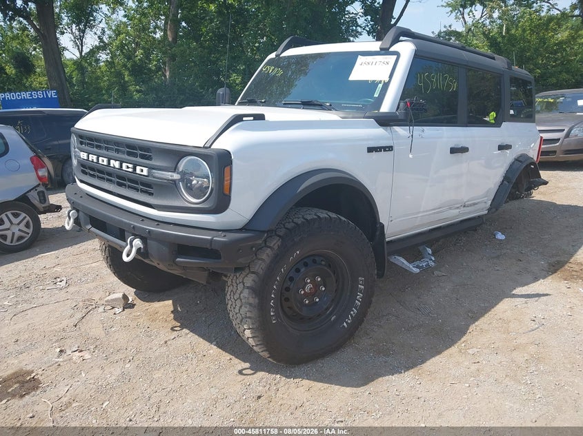 Vin: 1fmde5bh1pla95661, lot: 46310604, ford bronco black diamond 20232