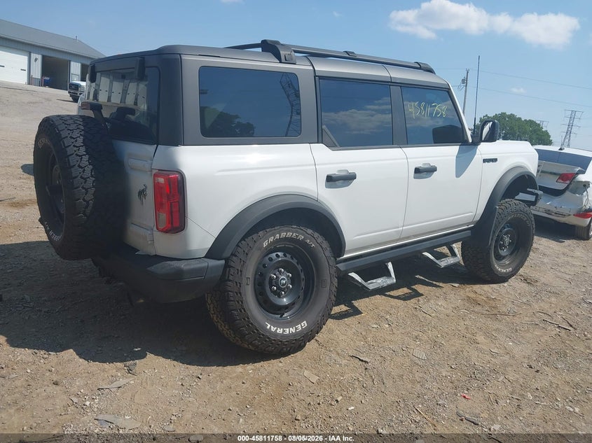 Vin: 1fmde5bh1pla95661, lot: 46310604, ford bronco black diamond 20234