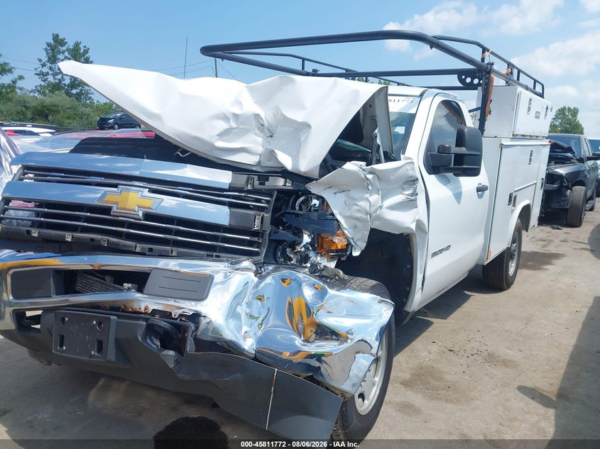 Vin: 1gb0cueg0fz145598, lot: 46310618, chevrolet silverado 2500hd work truck 20152