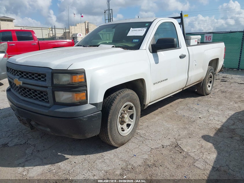 Vin: 1gcncpec9ez323751, lot: 46310661, chevrolet silverado 1500 work truck 20142