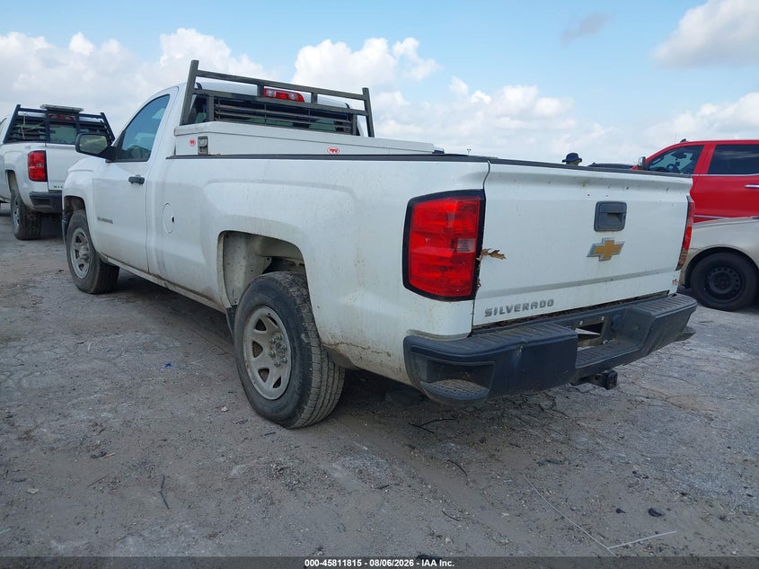 Vin: 1gcncpec9ez323751, lot: 46310661, chevrolet silverado 1500 work truck 20143