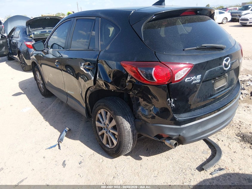 Vin: jm3ke4cy2g0901455, lot: 46310679, mazda cx-5 touring 20163