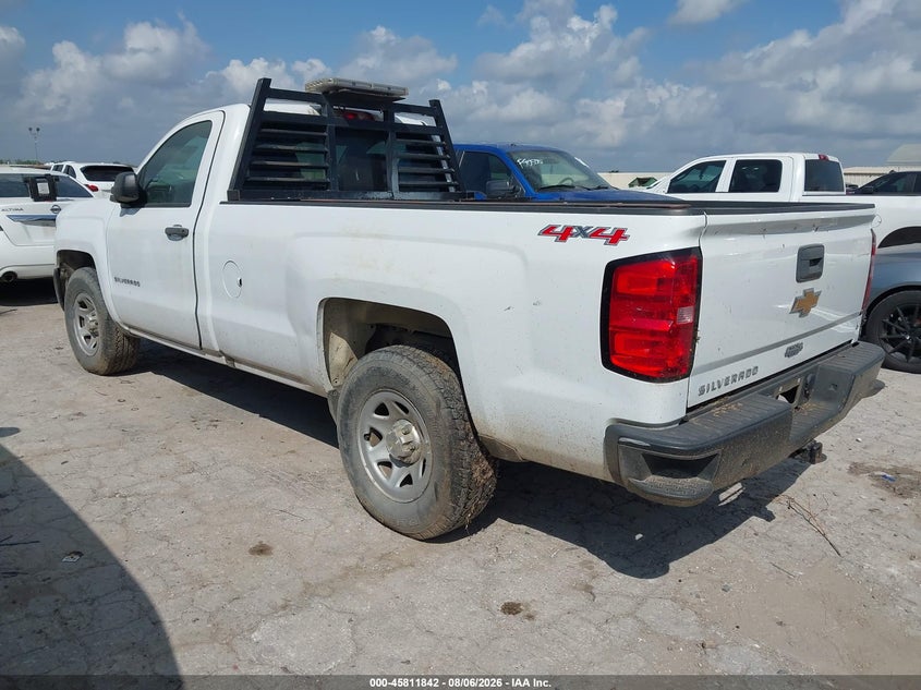Vin: 1gcnknec9gz410110, lot: 46310688, chevrolet silverado 1500 work truck 20163