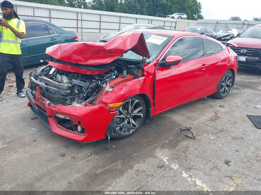 Vin: 2hgfc3a56jh757545, lot: 46310704, honda civic si 20182