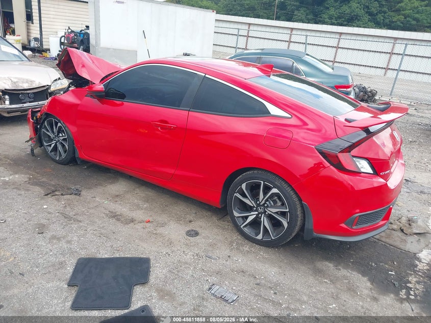 Vin: 2hgfc3a56jh757545, lot: 46310704, honda civic si 20183