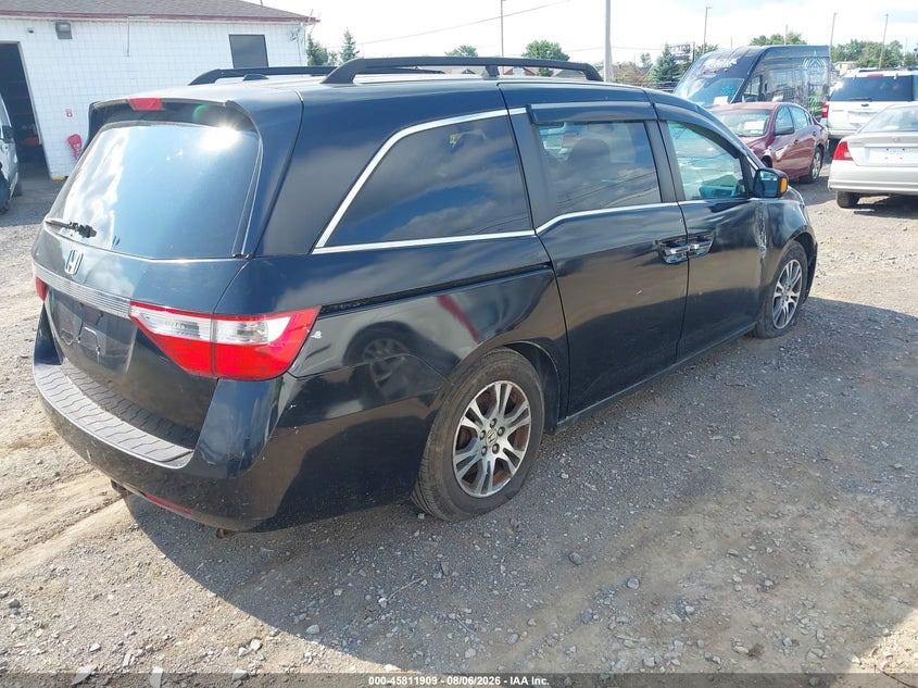 Vin: 5fnrl5h65bb018471, lot: 46310755, honda odyssey ex-l 20114