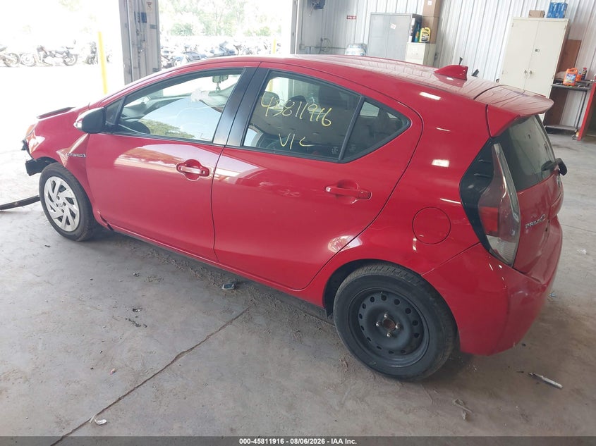 Vin: jtdkdtb36g1589727, lot: 46310762, toyota prius c two 20163