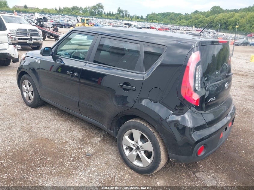 Vin: kndjn2a22j7599378, lot: 46310778, kia soul 20183