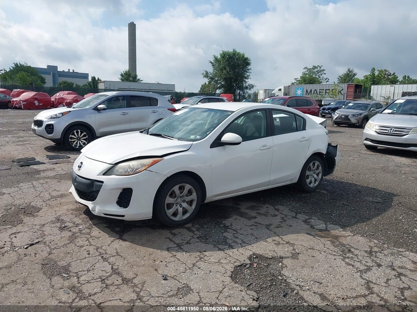 Vin: jm1bl1uf6c1592149, lot: 46310796, mazda mazda3 i sport 20122
