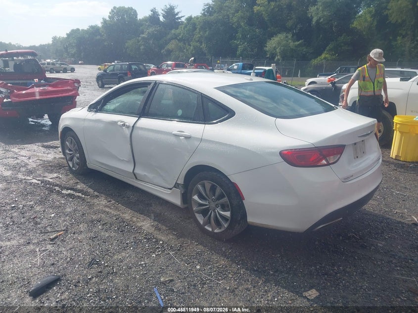 Vin: 1c3cccbb8fn641286, lot: 46310797, chrysler 200 s 20153