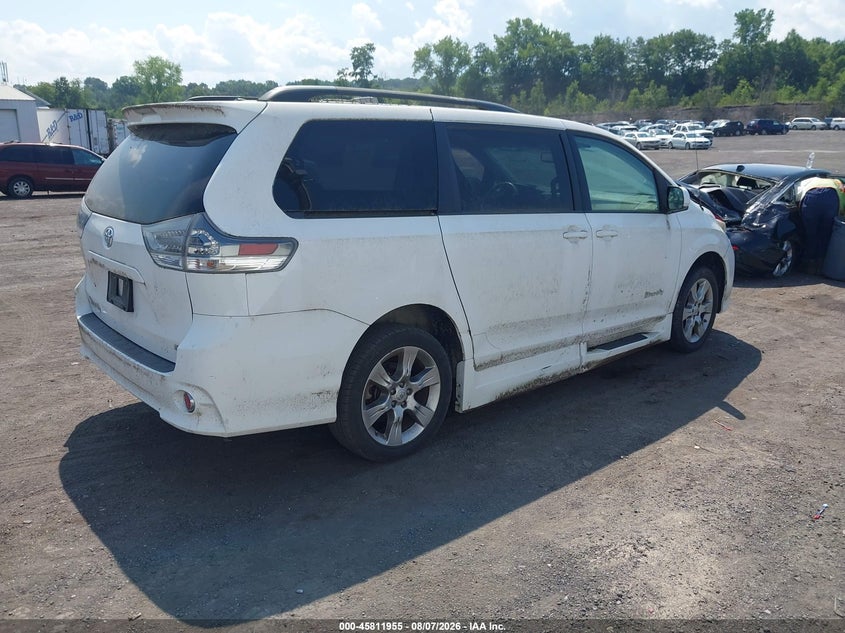 Vin: 5tdxk3dc1cs271861, lot: 46310801, toyota sienna se 8 passenger 20124
