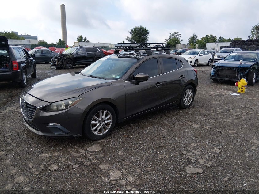 Vin: jm1bm1m73e1183857, lot: 46310808, mazda mazda3 i grand touring 20142