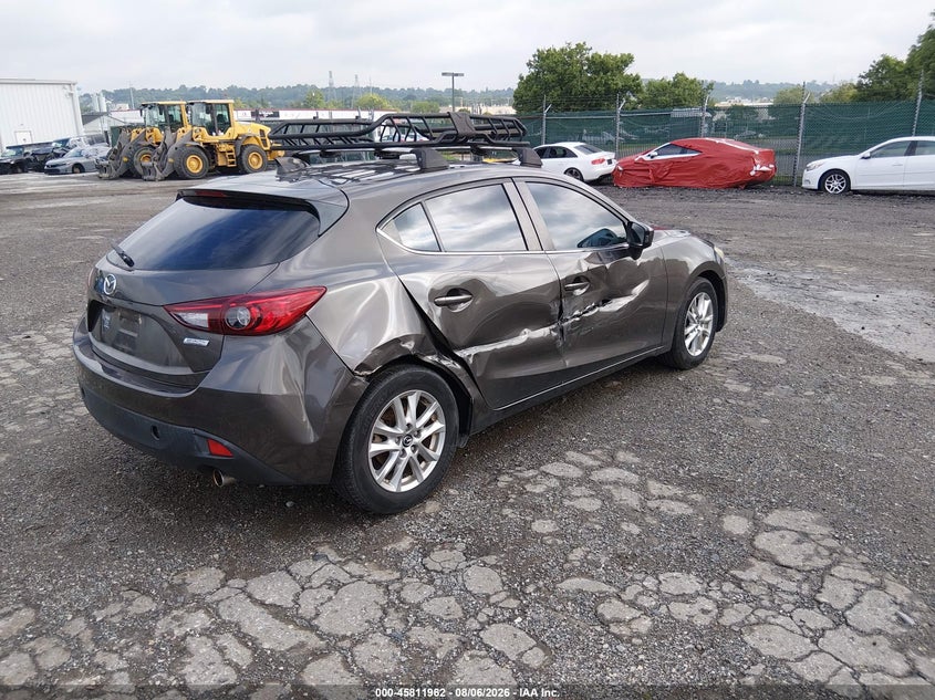 Vin: jm1bm1m73e1183857, lot: 46310808, mazda mazda3 i grand touring 20144