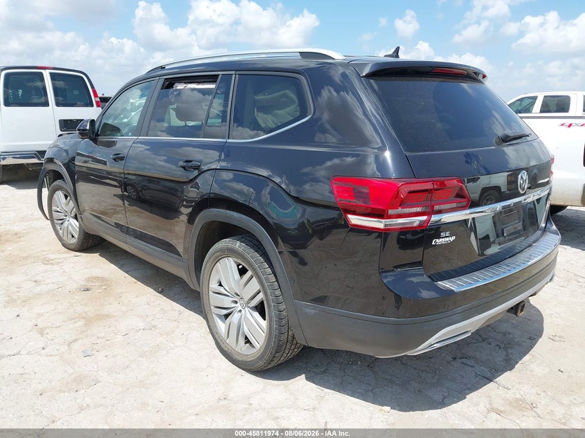 Vin: 1v2ur2ca5kc579722, lot: 46310820, volkswagen atlas 3.6l v6 se w/technology 20193