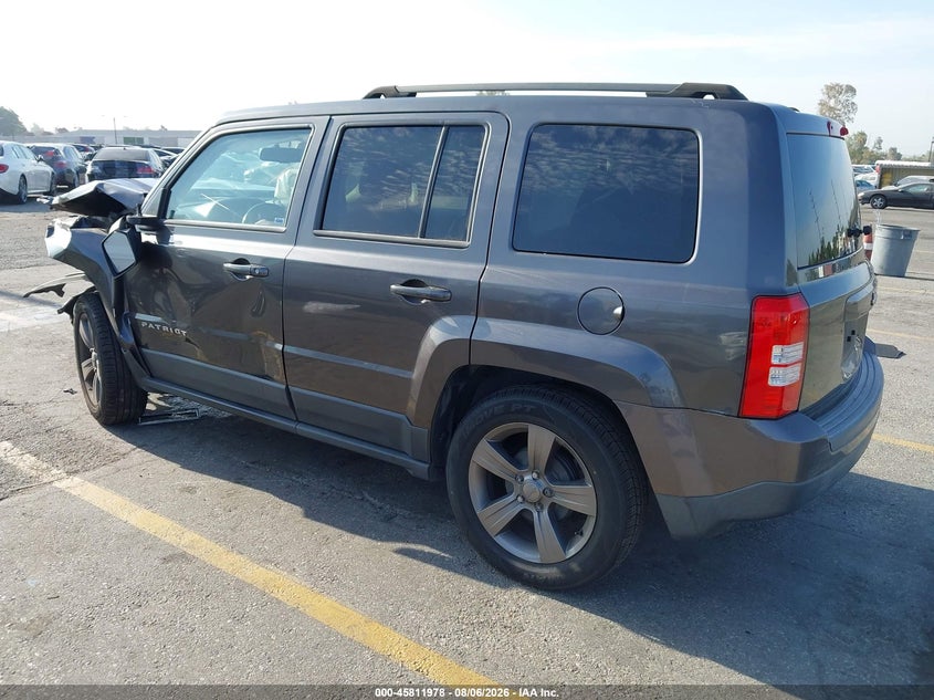Vin: 1c4njpfa0fd170906, lot: 46310824, jeep patriot high altitude edition 20153