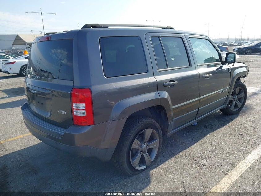 Vin: 1c4njpfa0fd170906, lot: 46310824, jeep patriot high altitude edition 20154