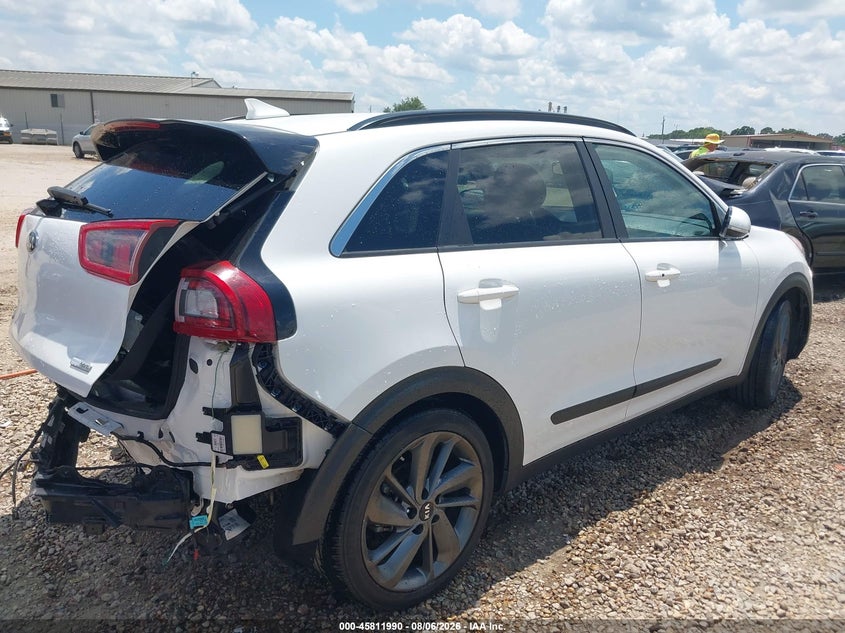 Vin: kndcc3lc3h5080792, lot: 46310836, kia niro ex 20174