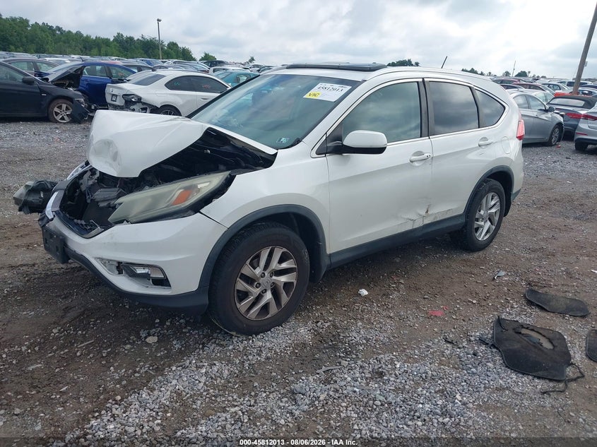 Vin: 5j6rm4h76fl038080, lot: 46310859, honda cr-v ex-l 20152