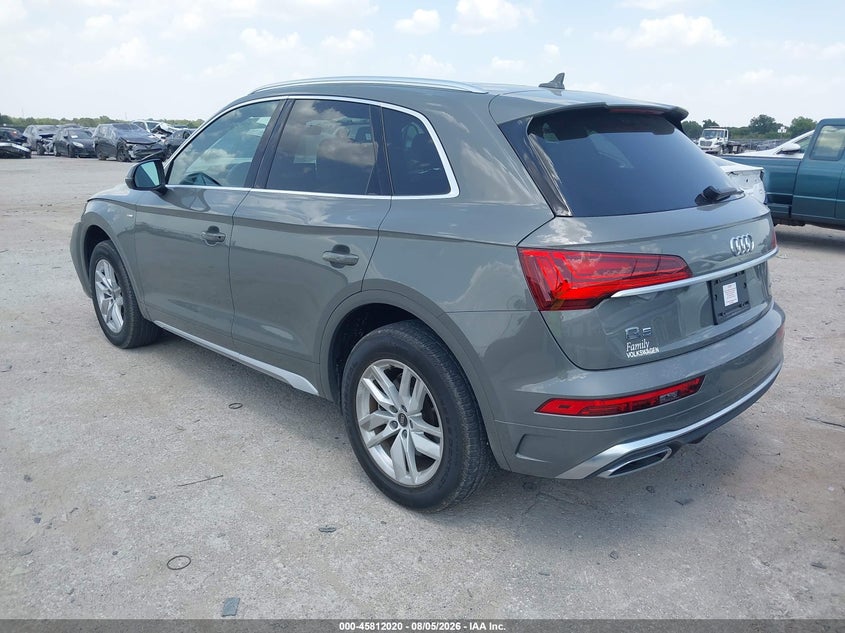 Vin: wa1gaafy7p2116450, lot: 46310866, audi q5 premium 45 tfsi s line quattro 20233