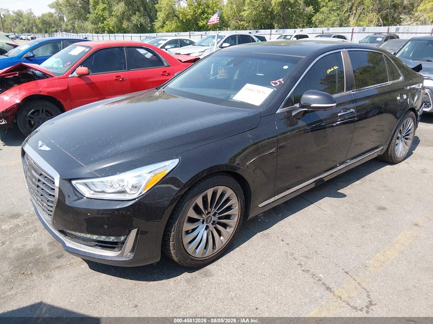 Vin: kmtf34ja9ku053955, lot: 46310872, genesis g90 3.3t premium 20192