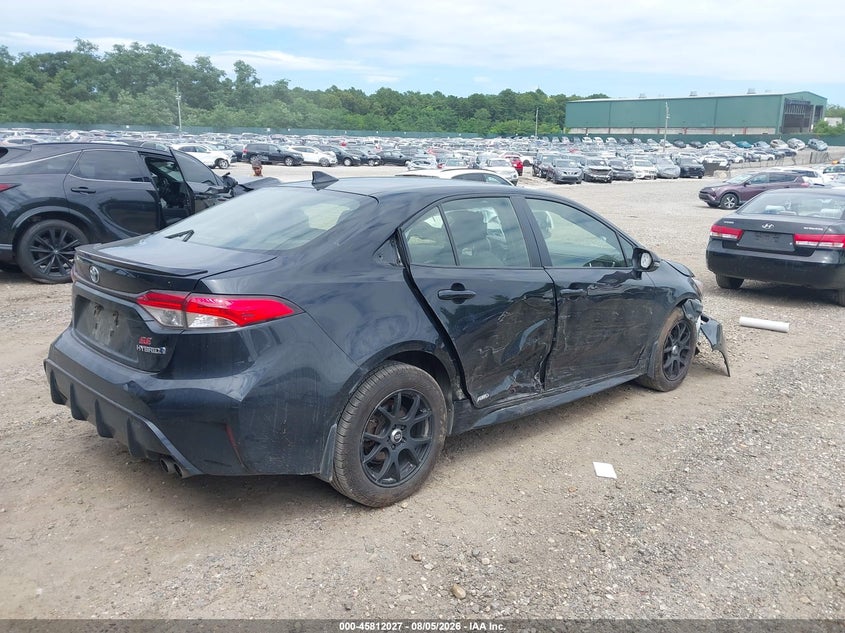 Vin: jtdbdmhe7p3006052, lot: 46310873, toyota corolla hybrid se 20234