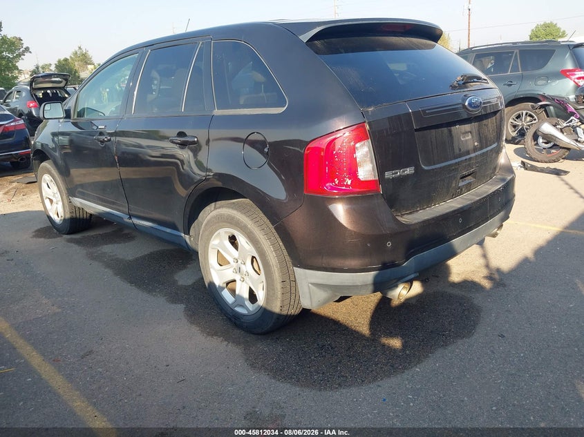 Vin: 2fmdk4jc5dbb14765, lot: 46310880, ford edge sel 20133