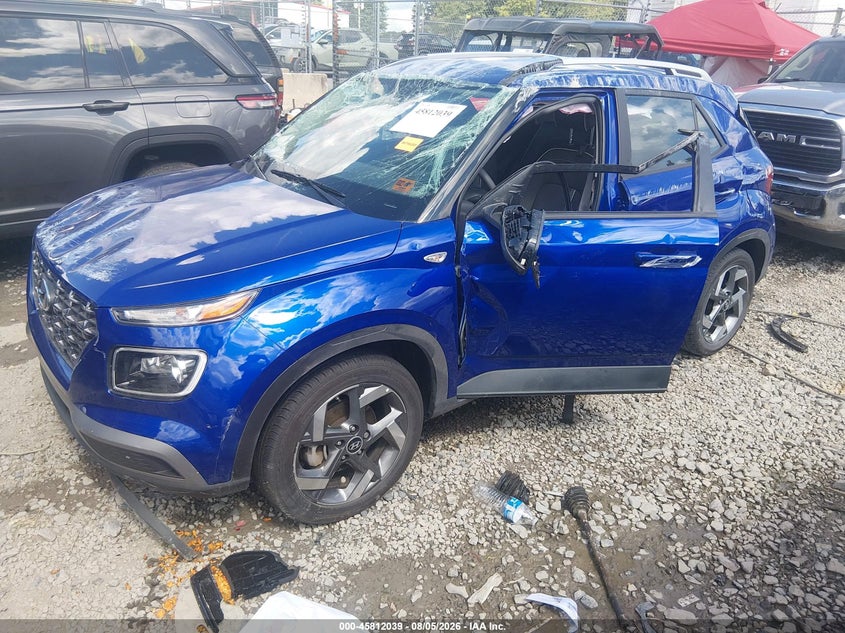 Vin: kmhrc8a31su377109, lot: 46310885, hyundai venue limited 20252
