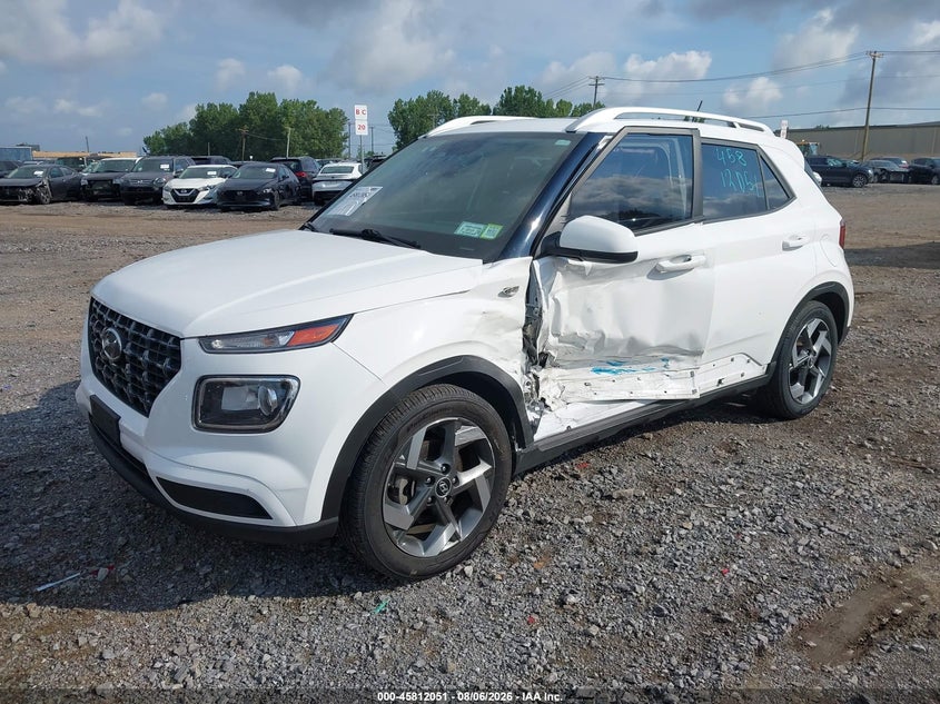 Vin: kmhrc8a30pu257406, lot: 46310897, hyundai venue sel 20232