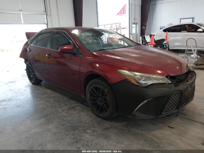 2017 Toyota Camry Xse V6, Front & Rear, IAAI, VIN 4T1BK1FK9HU578289