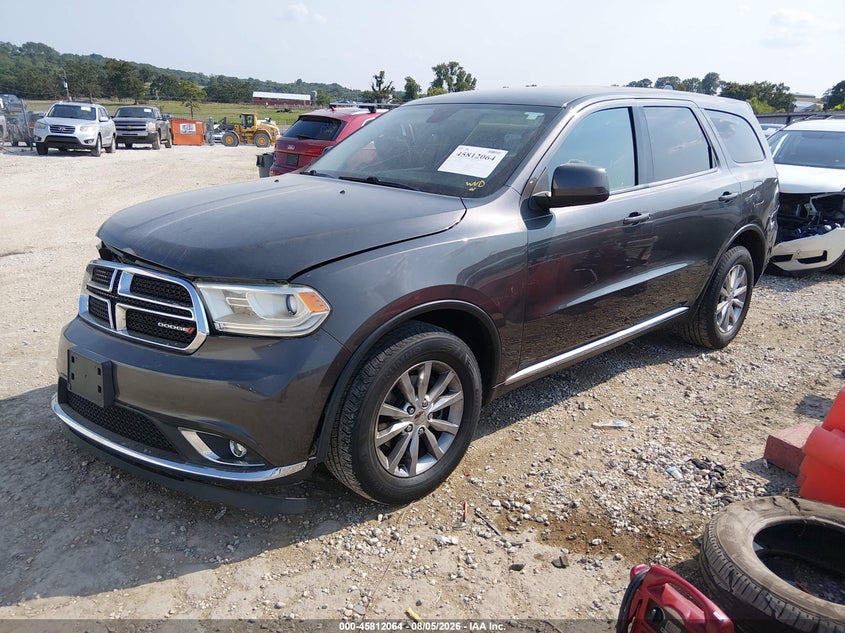 Vin: 1c4rdjag5gc403588, lot: 46310910, dodge durango sxt 20162