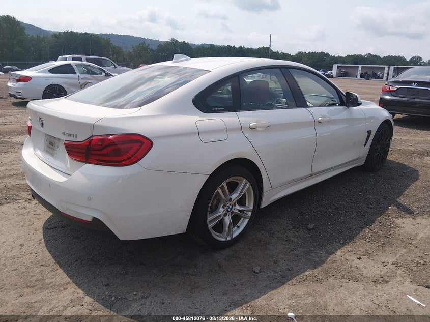 2018 BMW 430I GRAN COUPE auction photo 4