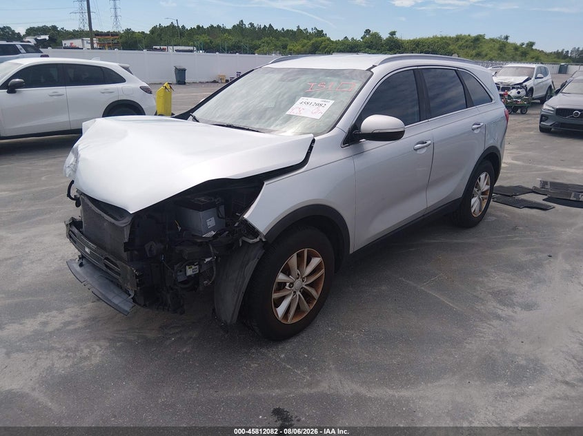 Vin: 5xypg4a59hg237376, lot: 46310928, kia sorento 3.3l lx 20172