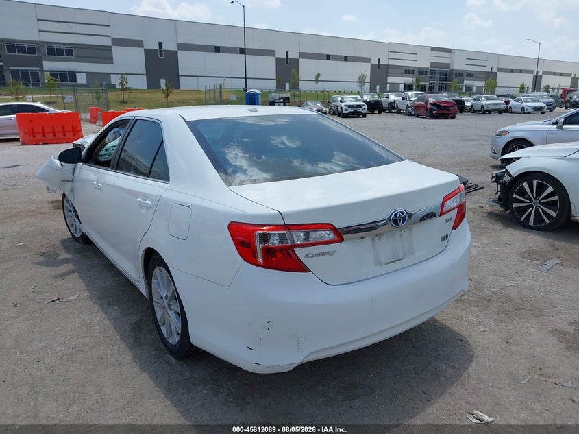 Vin: 4t1bd1fk1du070628, lot: 46310935, toyota camry hybrid xle 20133