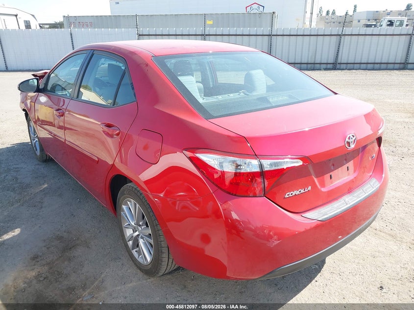 Vin: 2t1burhe6fc376895, lot: 46310943, toyota corolla le plus 20153