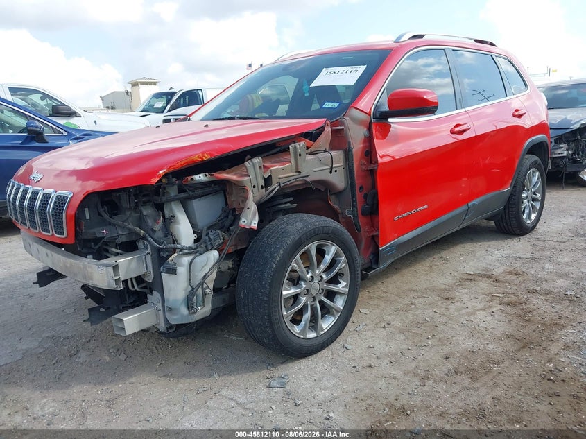 Vin: 1c4pjllb5md174154, lot: 46310956, jeep cherokee latitude plus fwd 20212