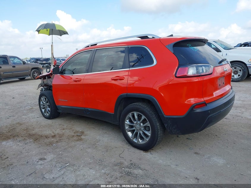 Vin: 1c4pjllb5md174154, lot: 46310956, jeep cherokee latitude plus fwd 20213
