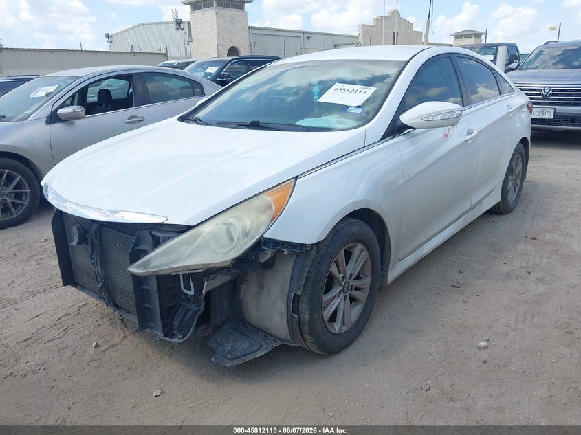 Vin: 5npeb4ac8eh942565, lot: 46310958, hyundai sonata gls 20142