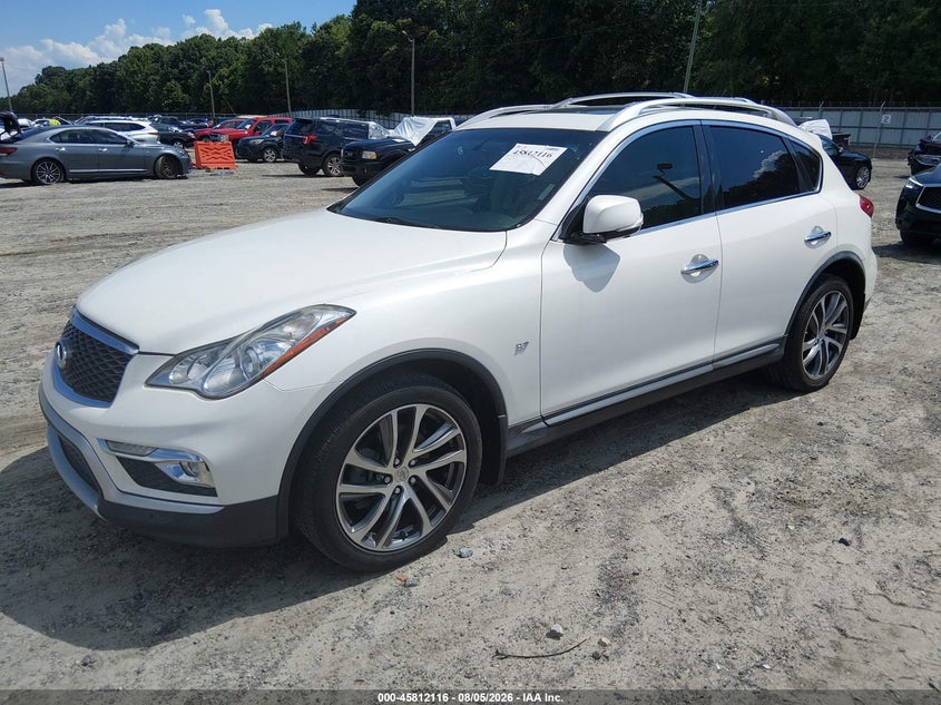 Vin: jn1bj0rp2hm388281, lot: 46310962, infiniti qx50 20172