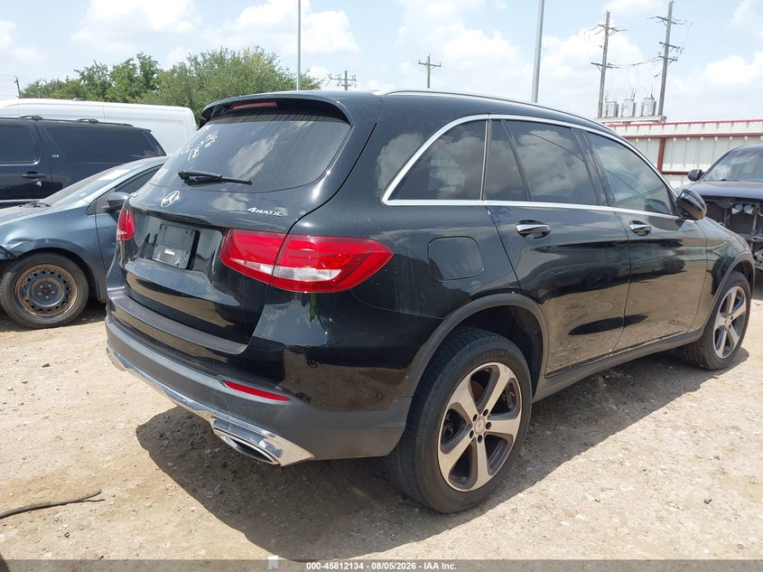 Vin: wdc0g4kb2hf139809, lot: 46310980, mercedes-benz glc 300 4matic 20174