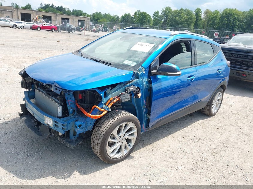 Vin: 1g1fy6s07p4155045, lot: 46310983, chevrolet bolt euv fwd lt 20232