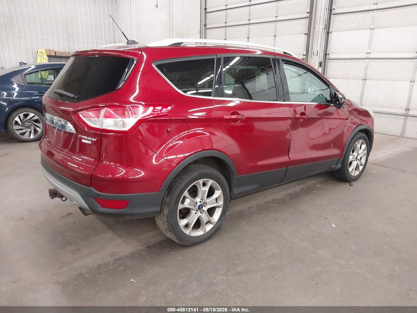 Vin: 1fmcu9j94eue26918, lot: 46310987, ford escape titanium 20144