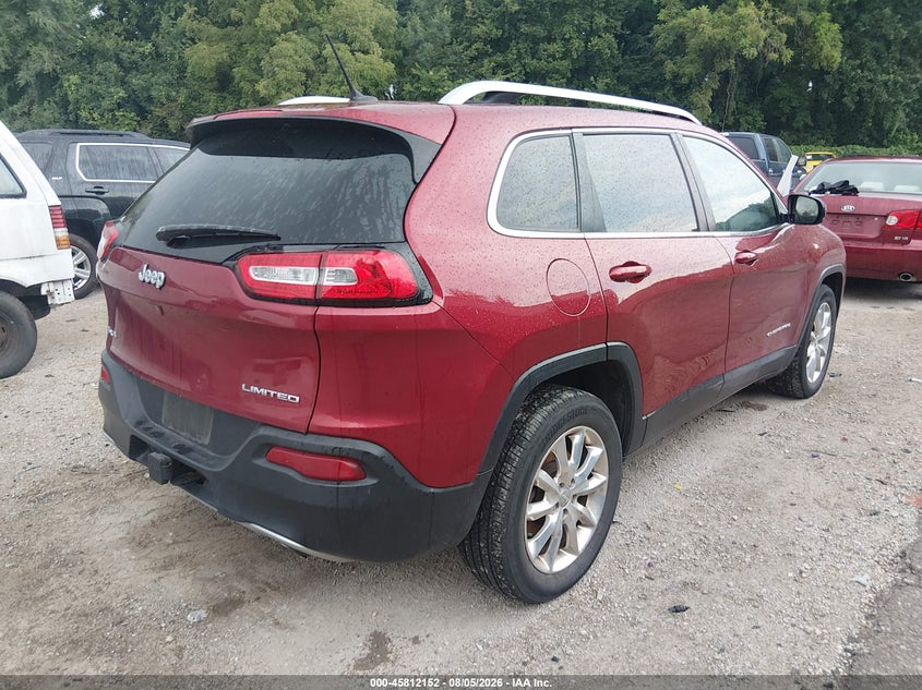Vin: 1c4pjmds9ew216559, lot: 46310998, jeep cherokee limited 20144