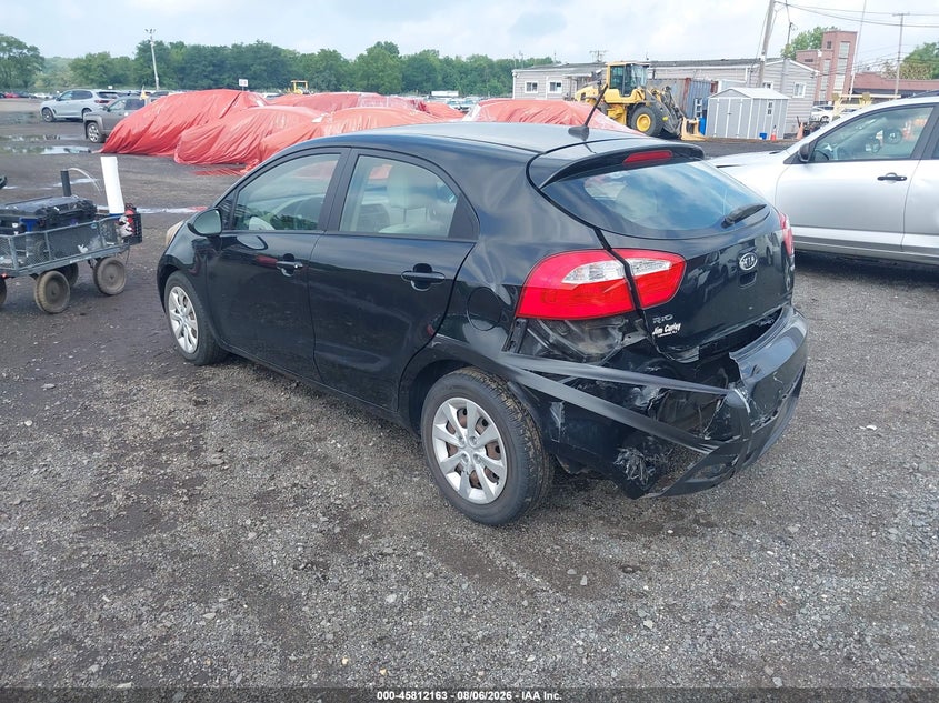 Vin: knadm5a37d6106912, lot: 46311009, kia rio lx 20133