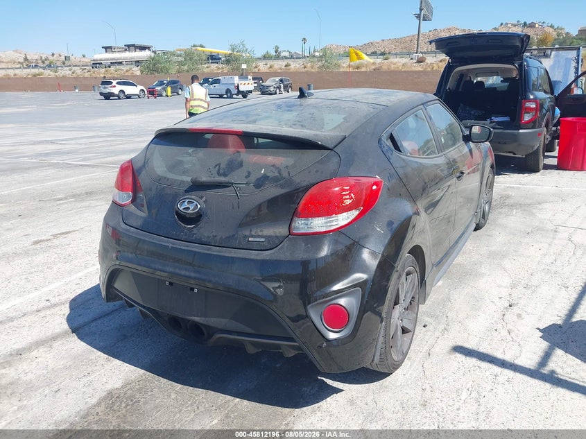 Vin: kmhtc6ae9fu236323, lot: 46311042, hyundai veloster 20154