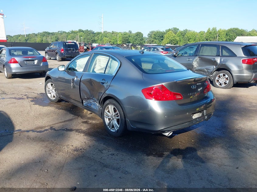 Vin: jn1cv6ar7dm768929, lot: 46311092, infiniti g37x 20133