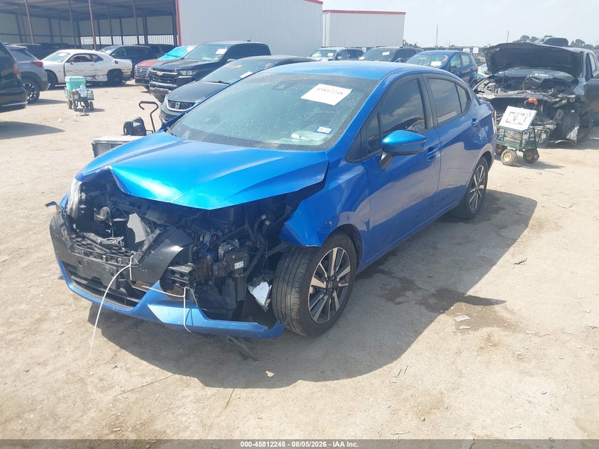 Vin: 3n1cn8ev4ml812219, lot: 46311095, nissan versa sv xtronic cvt 20212