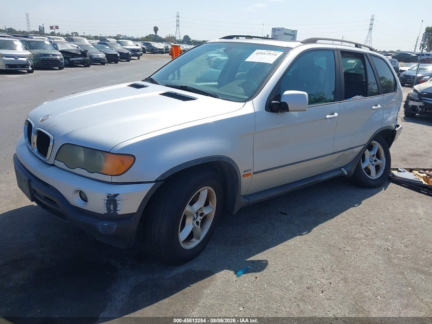 2003 BMW X5, Left Rear, IAAI, VIN 5UXFA53583LV86394 — photo 2